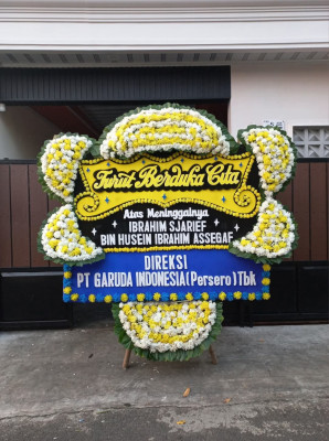Papan Bunga Duka di Gedangrejo